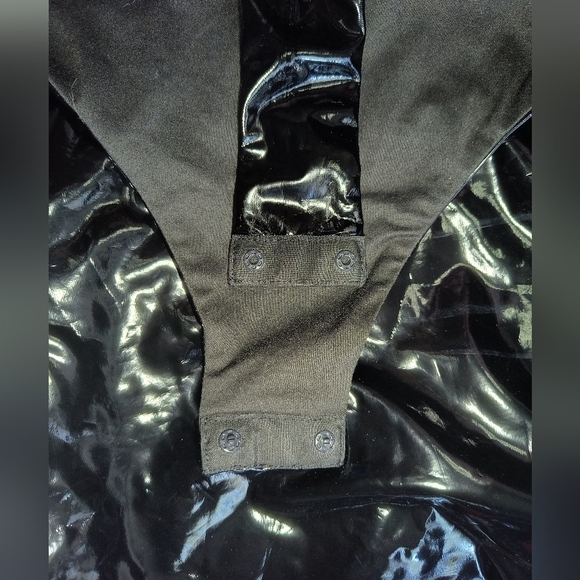 Princess Polly Bartillo Black Faux Leather Sexy Sleeveless S&M Bodysuit 6 NWT - Picture 10 of 11